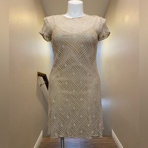 Woman’s Gold Metallic Dress size 10